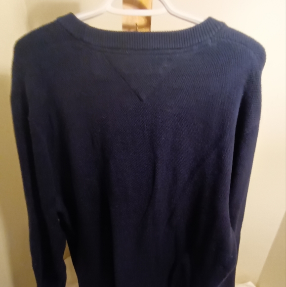 Tommy Hilfiger XXL Men's Crew-Cut long sleeve/ sweater -Navy blue - Picture 4 of 4
